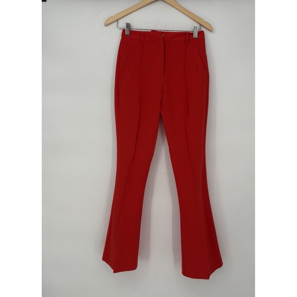 Forever 21 High Waist Flare Pants Slacks Dress Trousers Wide Leg Work Bottoms XS - Picture 2 of 9
